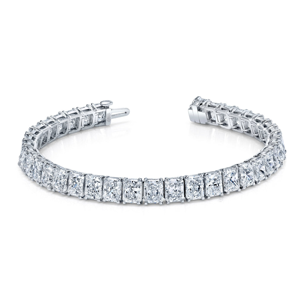 26.49 Carat Radiant Cut Diamond Bracelet - Chapel Hills Jewelry