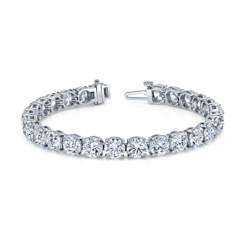 27.23 Carat Norman Silverman Signature Tennis Bracelet - Chapel Hills Jewelry