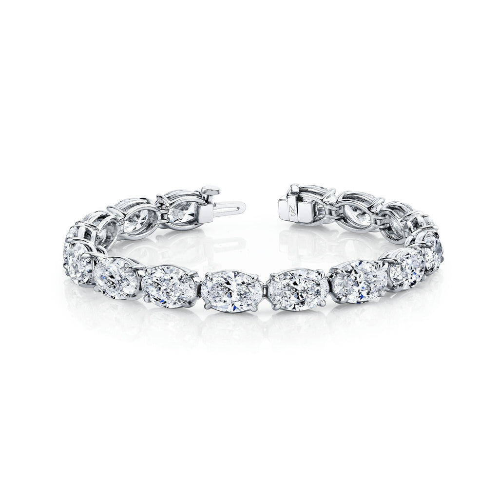 32 Carat Oval Cut Diamond Bracelet - Chapel Hills Jewelry