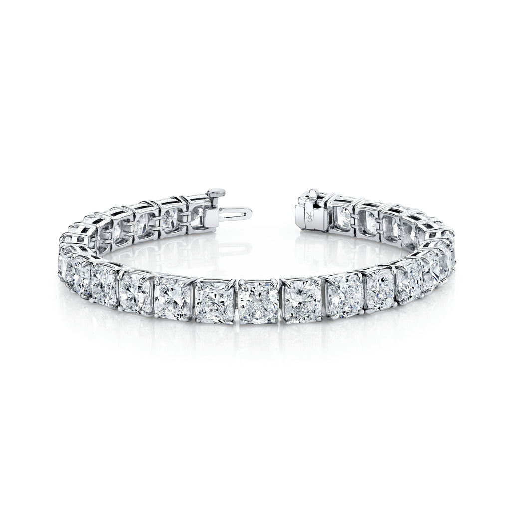 42 Carat Cushion Cut Diamond Bracelet - Chapel Hills Jewelry