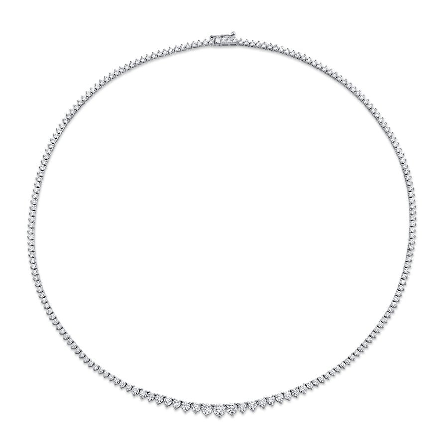 5.55 Carat 18k White Gold Necklace - Chapel Hills Jewelry