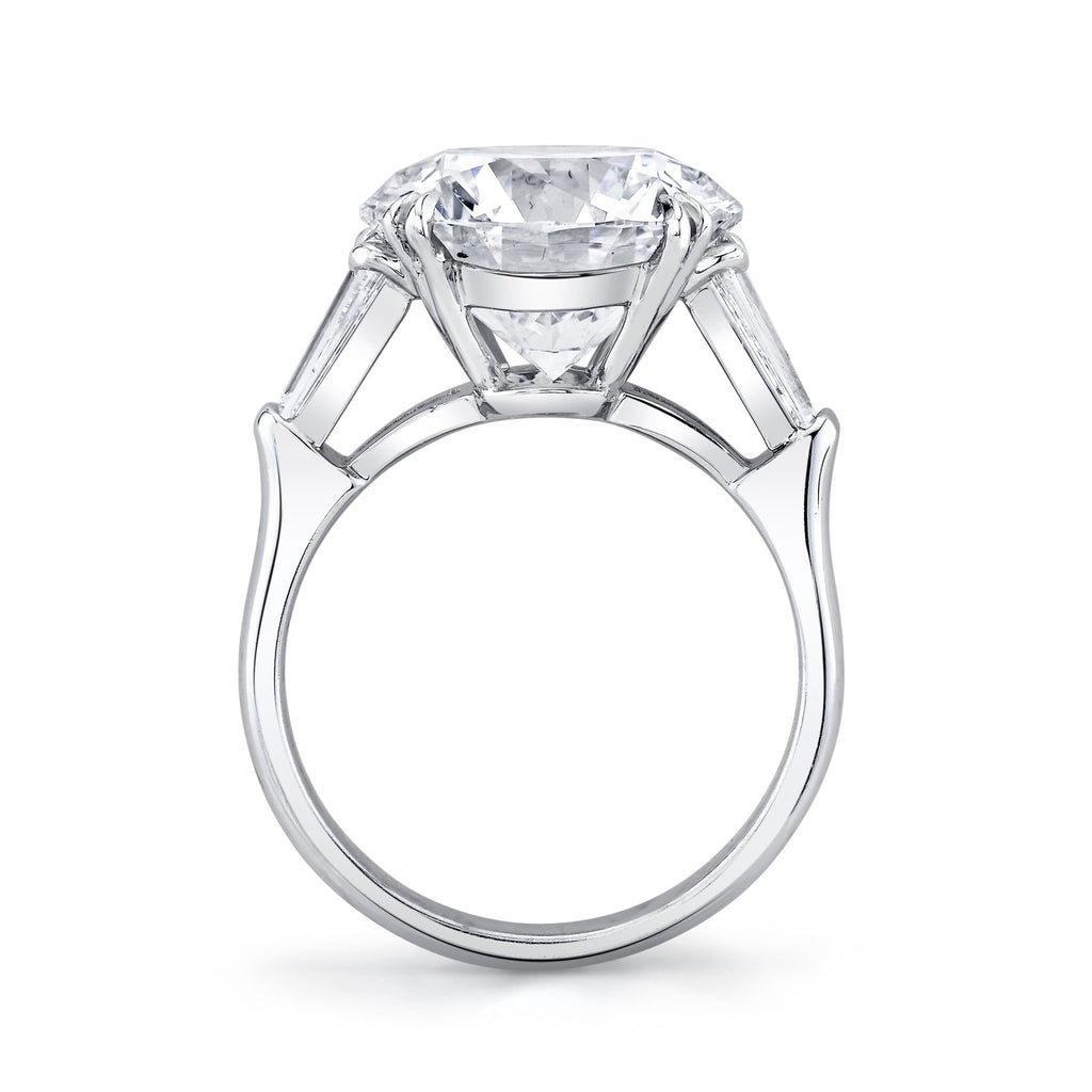 6.98 Carat Round Brilliant Diamond Engagement Ring - Chapel Hills Jewelry