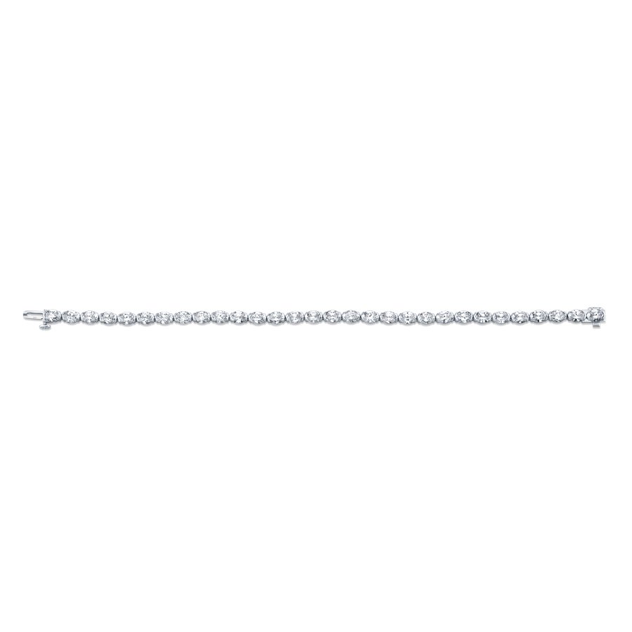 9.10 Carat Oval Shape Straight Line Bracelet - Chapel Hills Jewelry