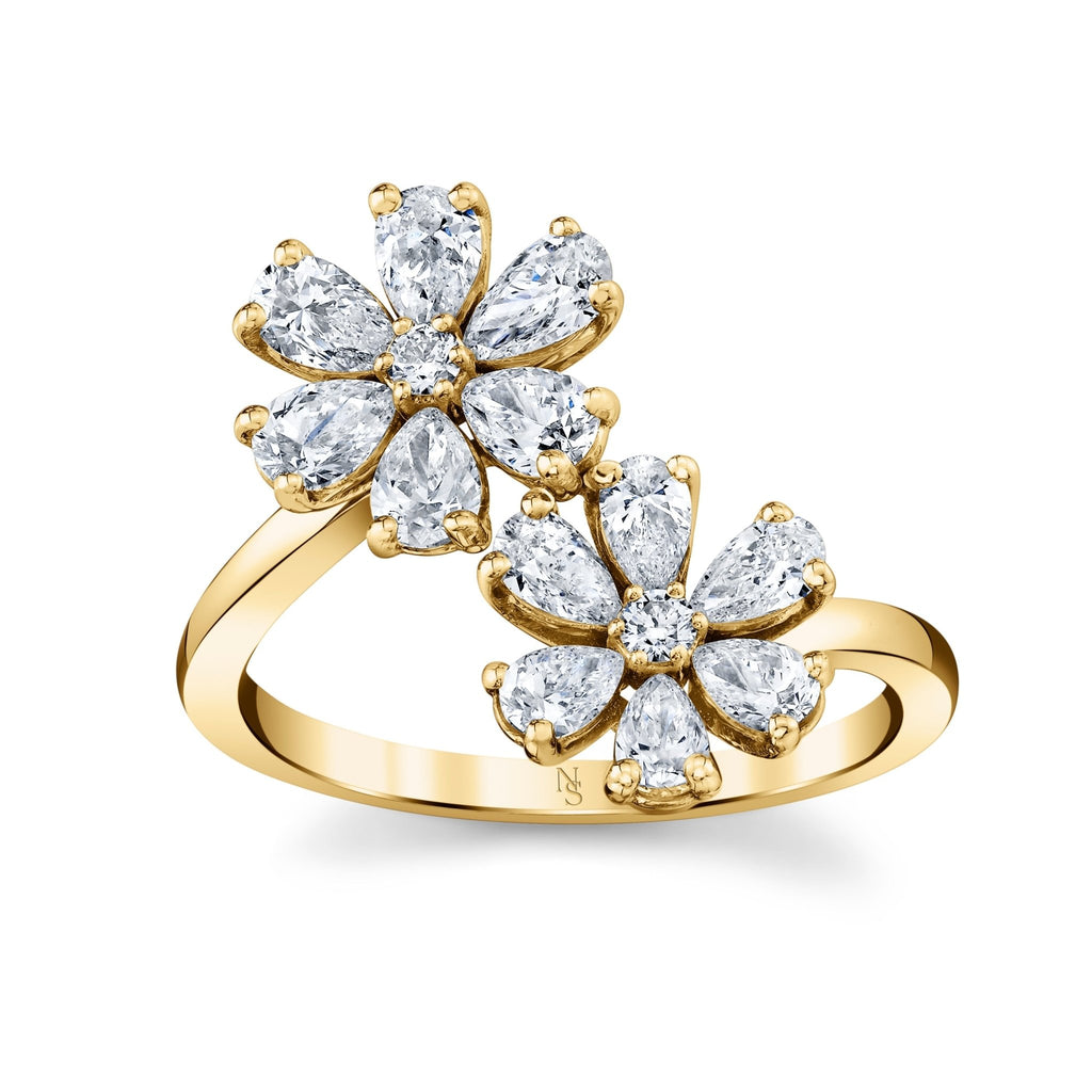 Deux Fleurs Diamond Ring - Chapel Hills Jewelry