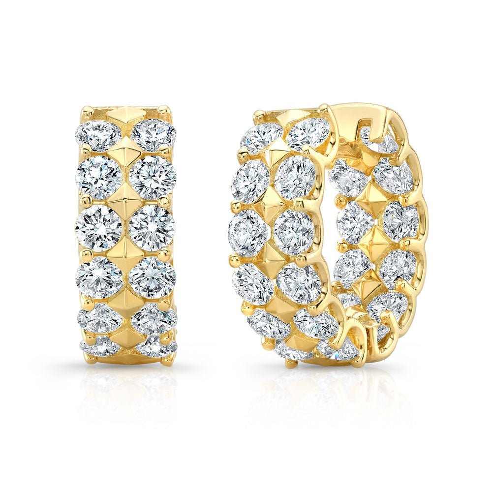 Diamond Huggie Earring 7.01ctw - Chapel Hills Jewelry