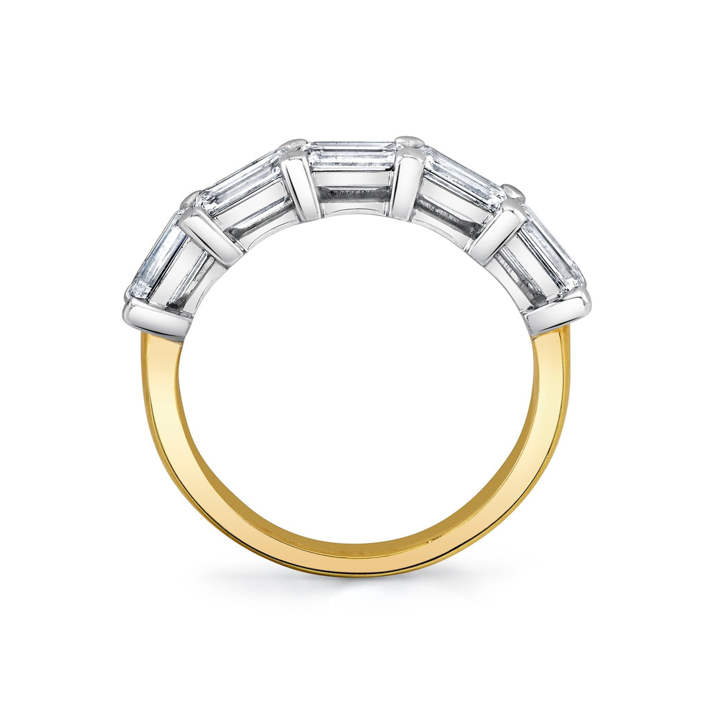 East - West Half - way Diamond Eternity Band - Chapel Hills Jewelry