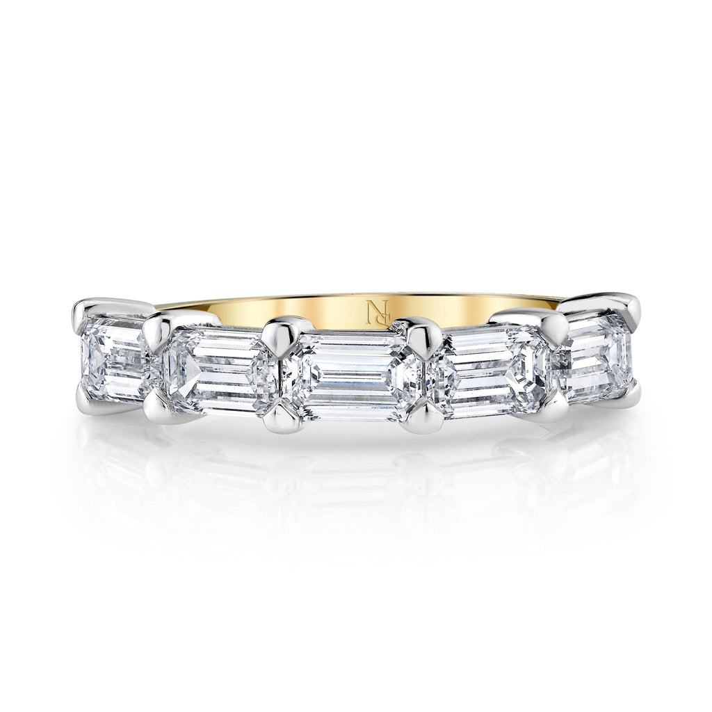 East - West Half - way Diamond Eternity Band - Chapel Hills Jewelry