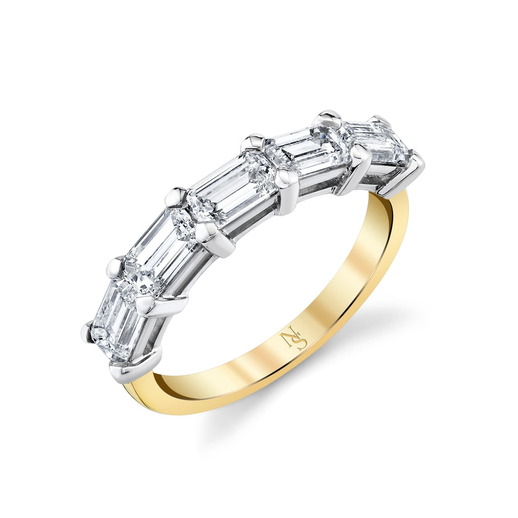 East - West Half - way Diamond Eternity Band - Chapel Hills Jewelry