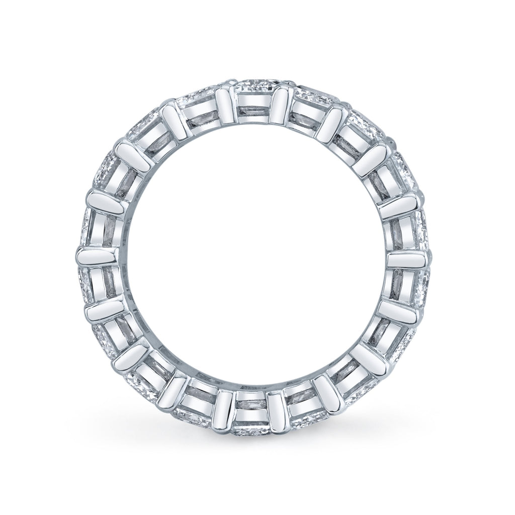 Emerald Cut Platinum Eternity Band - Chapel Hills Jewelry