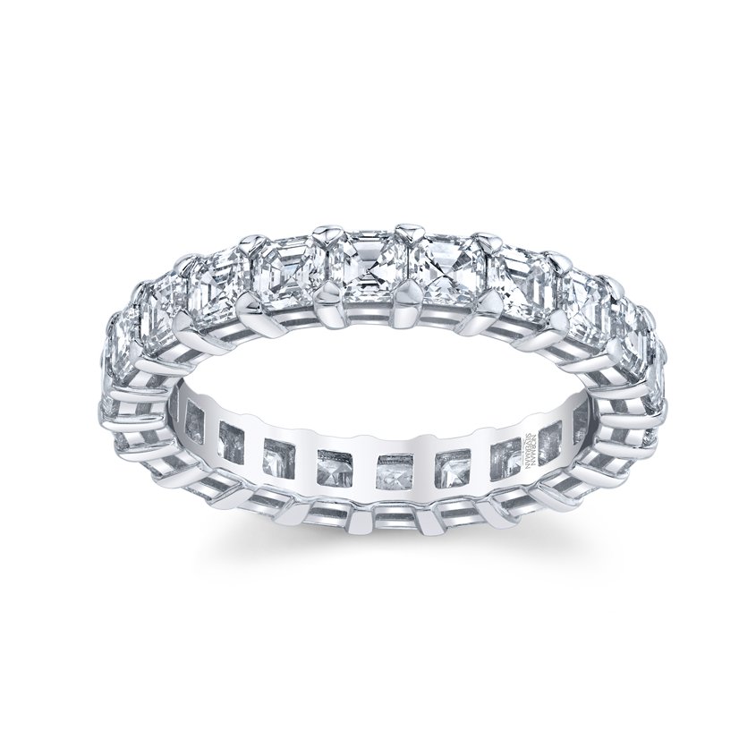 Eternity Asscher .15CT G,H/VS - Chapel Hills Jewelry