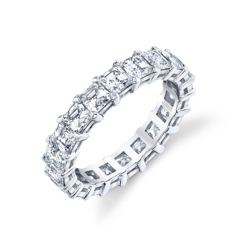 Eternity Asscher .20CT F/VS - Chapel Hills Jewelry