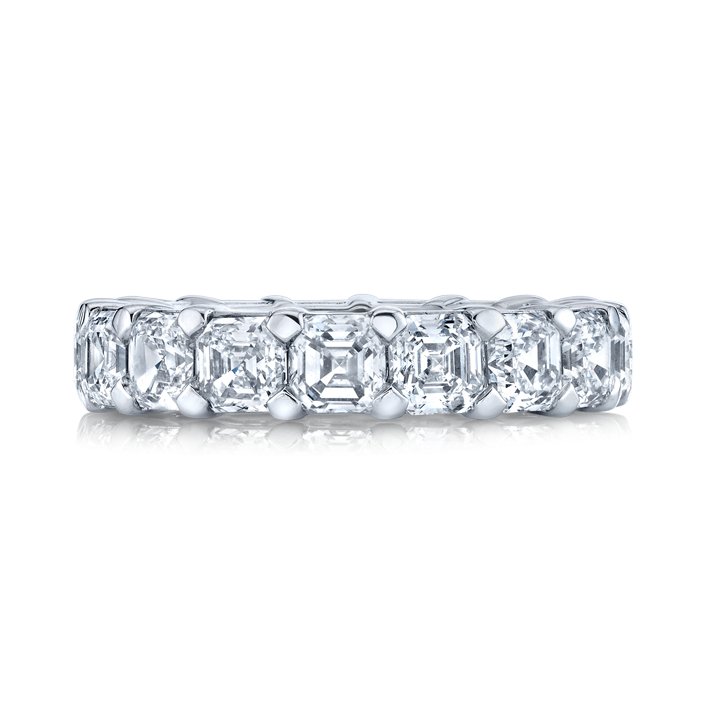 Eternity Asscher .60CT F/VS - Chapel Hills Jewelry