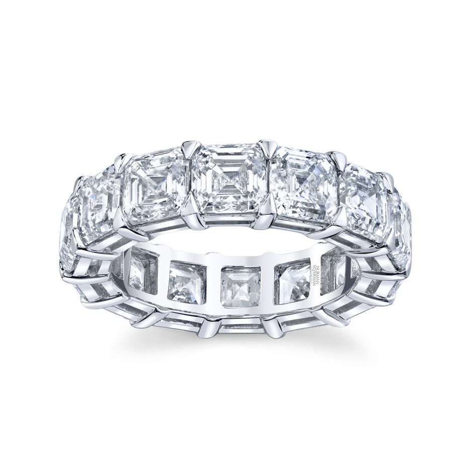 Eternity Asscher .70CT G,H/VS - Chapel Hills Jewelry