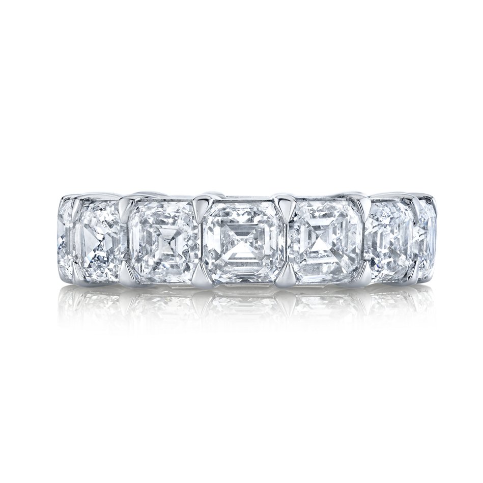 Eternity Asscher .70CT G,H/VS - Chapel Hills Jewelry