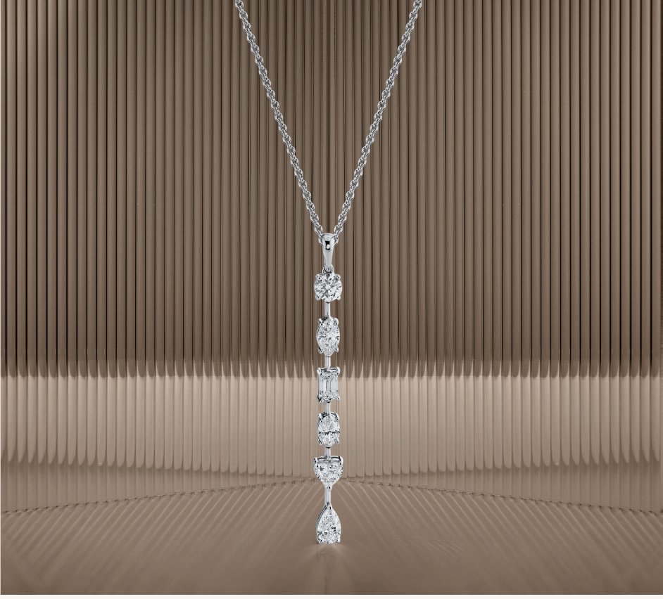 Fancy Shape Diamonds Pendant - Chapel Hills Jewelry