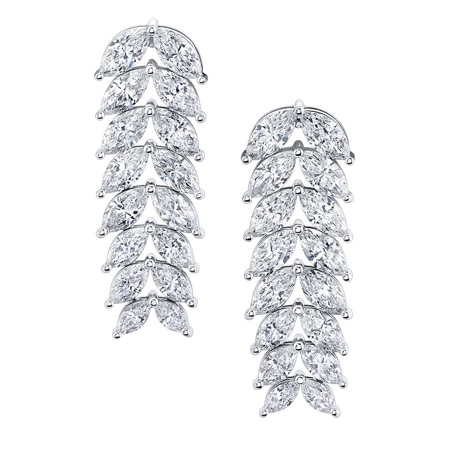 GRADUATED MARQUISE DROP EARRINGS - Chapel Hills Jewelry