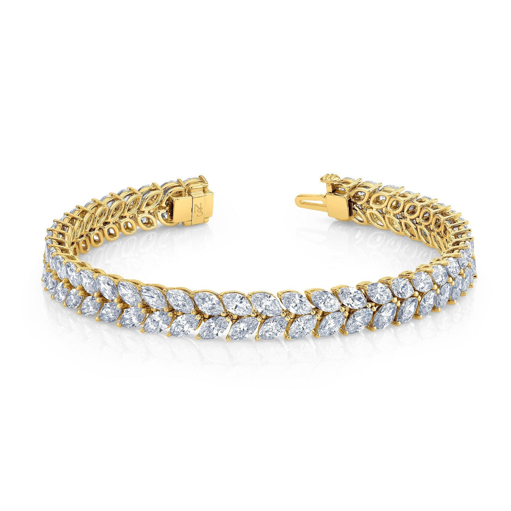 Marquise Cut Diamond Bracelet - Chapel Hills Jewelry