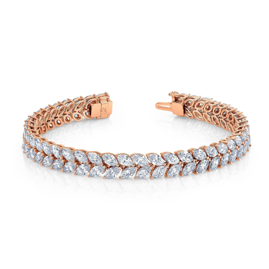 Marquise Cut Diamond Bracelet - Chapel Hills Jewelry