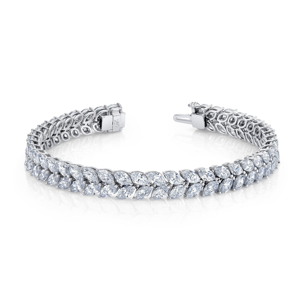 Marquise Cut Diamond Bracelet - Chapel Hills Jewelry