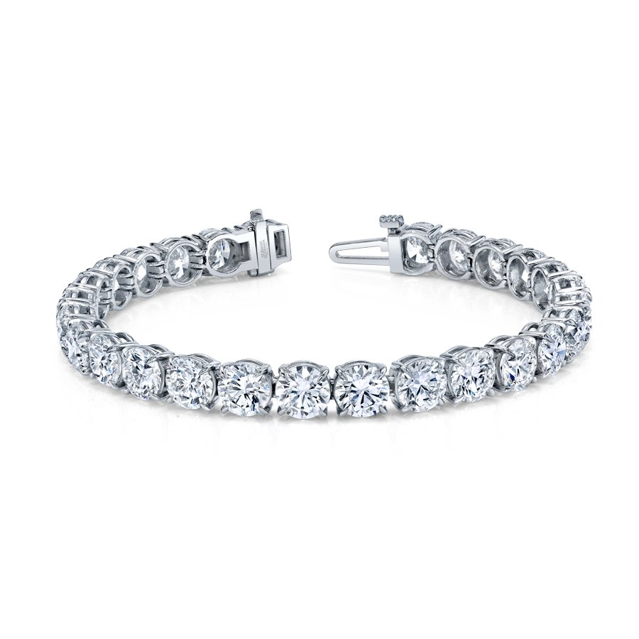 Norman Silverman Signature Tennis Bracelet in Platinum - Chapel Hills Jewelry