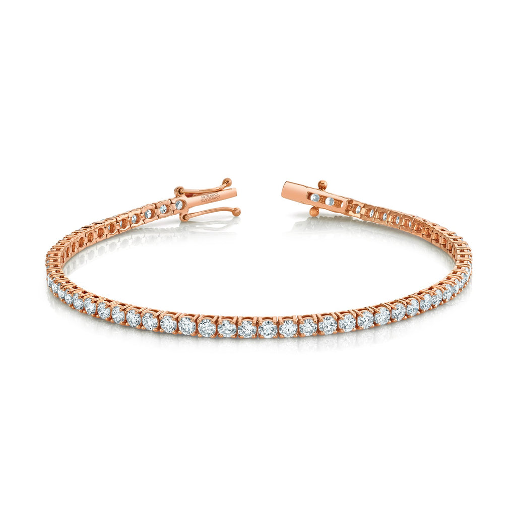 Norman Silverman Signature Tennis Bracelet in Rose Gold - Chapel Hills Jewelry