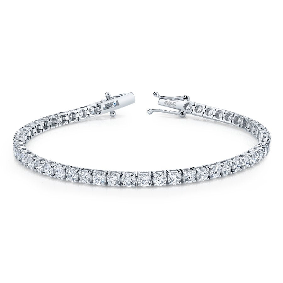 Norman Silverman Signature Tennis Bracelet in White Gold - Chapel Hills Jewelry