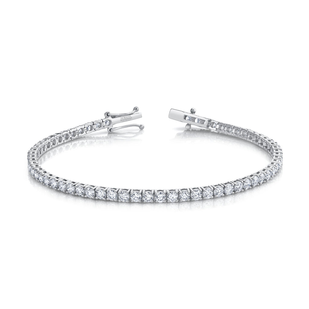 Norman Silverman Signature Tennis Bracelet in White Gold - Chapel Hills Jewelry