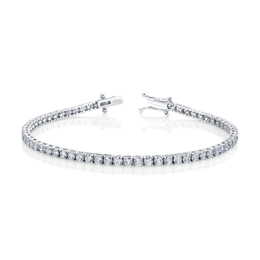 Norman Silverman Signature Tennis Bracelet in White Gold - Chapel Hills Jewelry