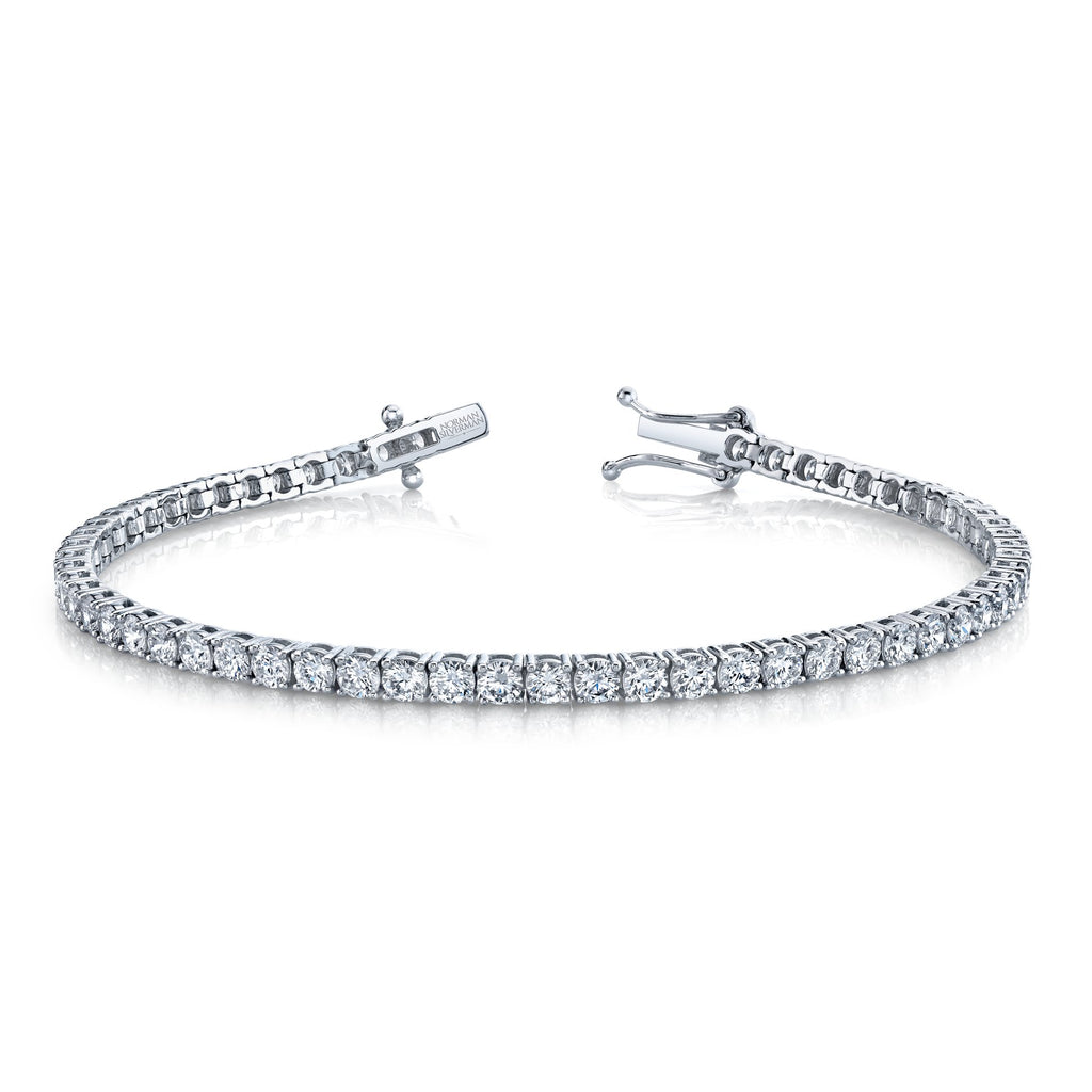 Norman Silverman Signature Tennis Bracelet in White Gold - Chapel Hills Jewelry