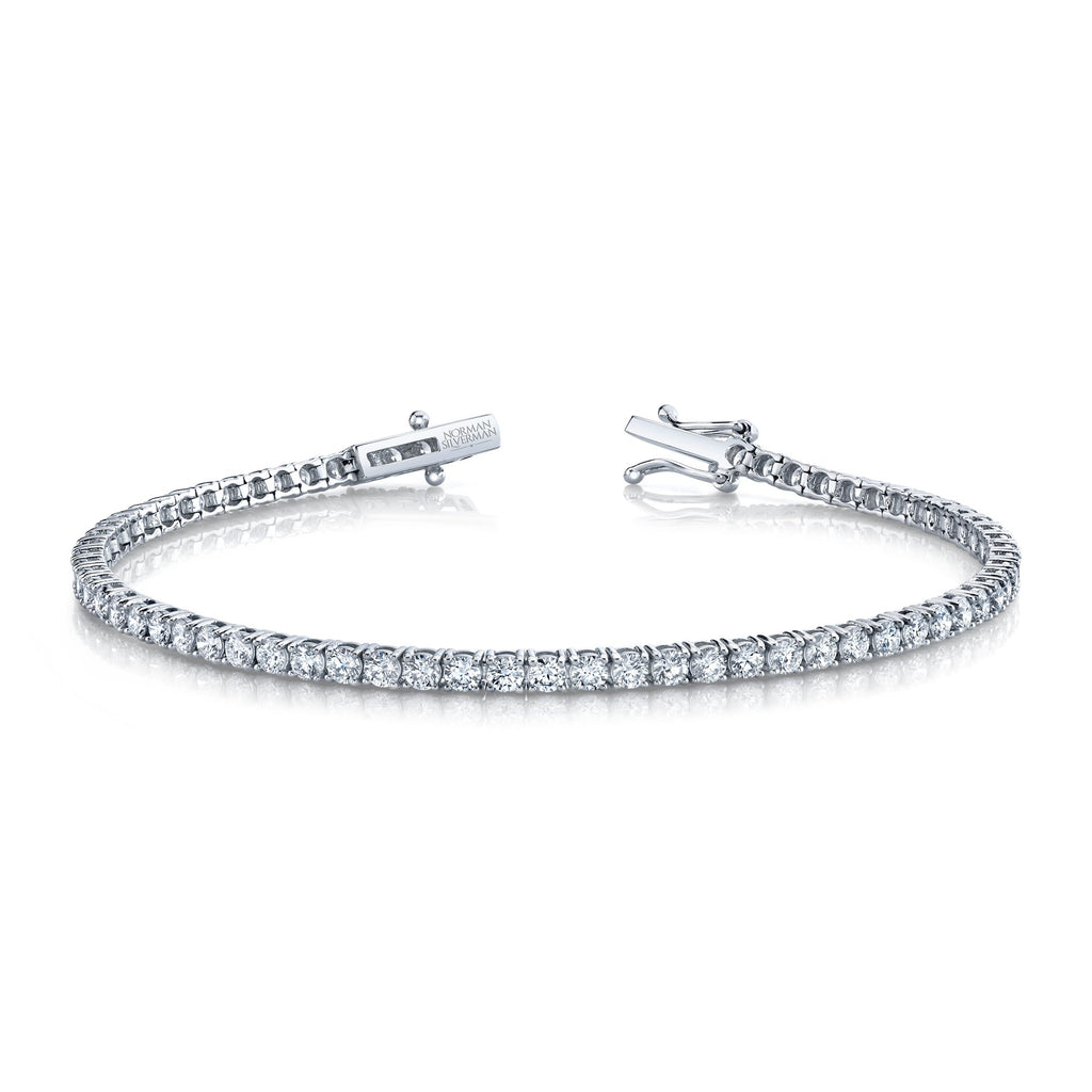 Norman Silverman Signature Tennis Bracelet in White Gold - Chapel Hills Jewelry