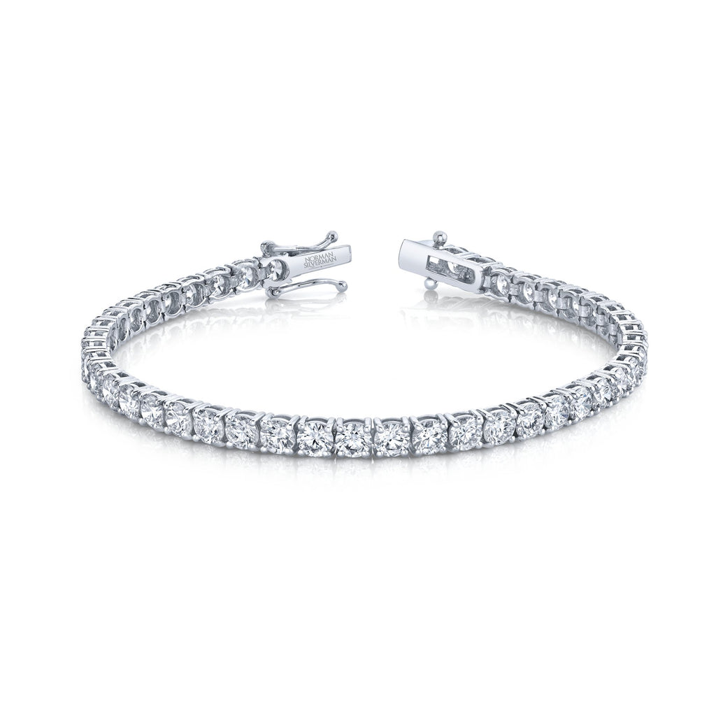 Norman Silverman Signature Tennis Bracelet in White Gold - Chapel Hills Jewelry