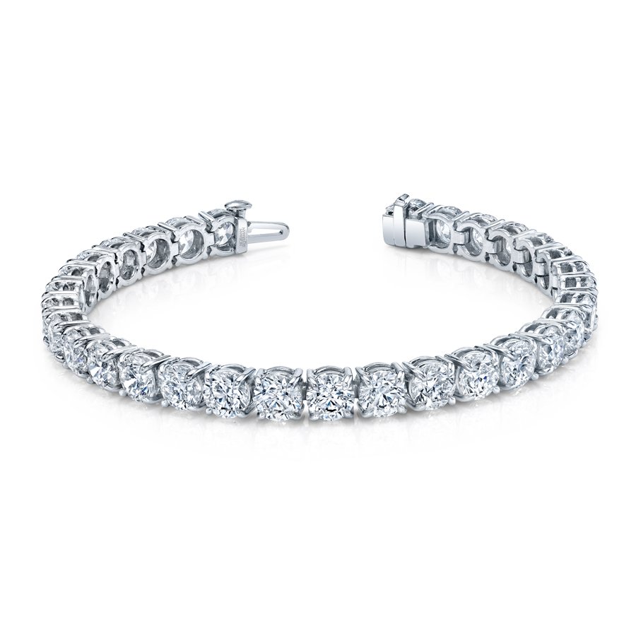 Norman Silverman Signature Tennis Bracelet in White Gold - Chapel Hills Jewelry