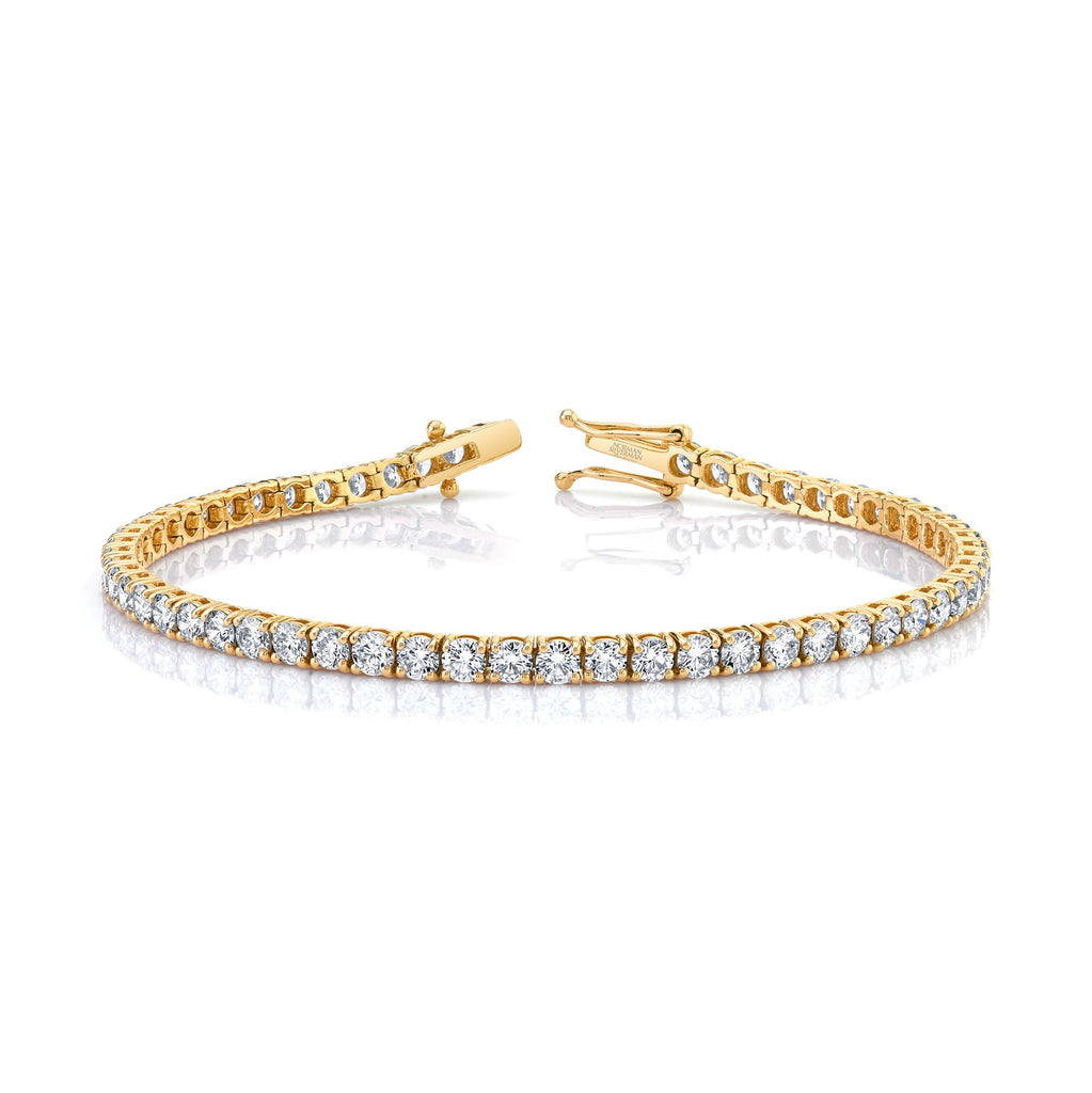 Norman Silverman Signature Tennis Bracelet in Yellow Gold - Chapel Hills Jewelry