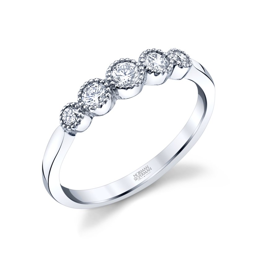 Petite .30 Carat 18k White Gold Ring - Chapel Hills Jewelry