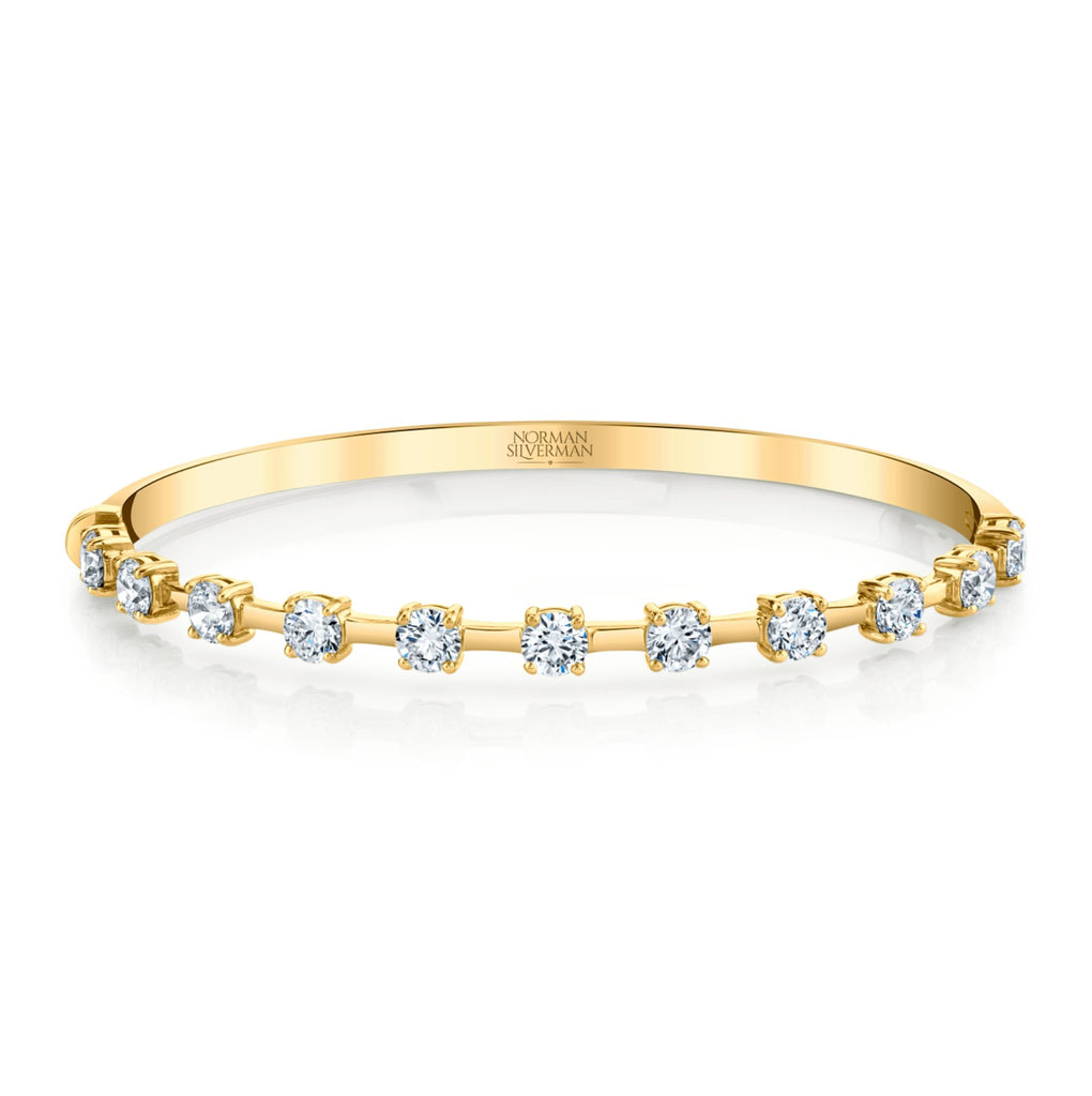 Round Brilliant Straight Line Bracelet - Chapel Hills Jewelry