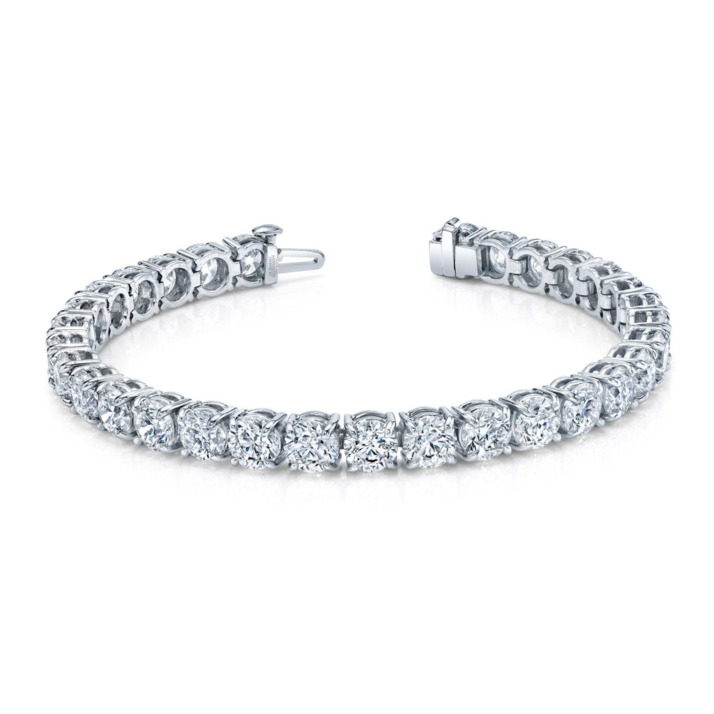 Signature Tennis Bracelet with Round Brilliant Diamonds - Chapel Hills Jewelry